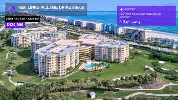 Free download $424,900 Condominium for sale - 4650 LINKS VILLAGE DRIVE #B606, Ponce Inlet, FL - 32127 video and edit with RedcoolMedia movie maker MovieStudio video editor online and AudioStudio audio editor onlin
