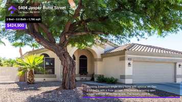 Free download $424,900 Single-Family Home for sale - 5404 Jasper Butte Street, Las Vegas, NV - 89130 video and edit with RedcoolMedia movie maker MovieStudio video editor online and AudioStudio audio editor onlin