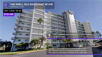Free download $430,000 Condominium for sale - 1365 SNELL ISLE BOULEVARD NE #1B, St Petersburg, FL - 33704 video and edit with RedcoolMedia movie maker MovieStudio video editor online and AudioStudio audio editor onlin