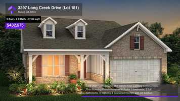 Free download $432,975 Single-Family Home for sale - 3397 Long Creek Drive (Lot 181), Buford, GA - 30519 video and edit with RedcoolMedia movie maker MovieStudio video editor online and AudioStudio audio editor onlin