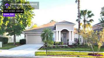 Free download $444,500 Single-Family Home for sale - 27102 FIREBUSH DRIVE, Wesley Chapel, FL - 33544 video and edit with RedcoolMedia movie maker MovieStudio video editor online and AudioStudio audio editor onlin
