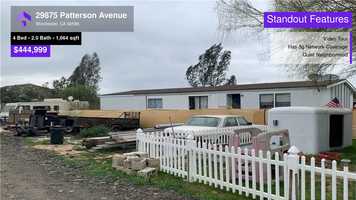Free download $444,999 Mobile for sale - 29875 Patterson Avenue, Winchester, CA - 92596 video and edit with RedcoolMedia movie maker MovieStudio video editor online and AudioStudio audio editor onlin