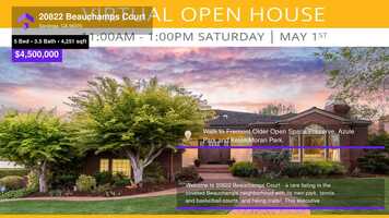 Free download $4,500,000 Single-Family Home for sale - 20822 Beauchamps Court, Saratoga, CA - 95070 video and edit with RedcoolMedia movie maker MovieStudio video editor online and AudioStudio audio editor onlin