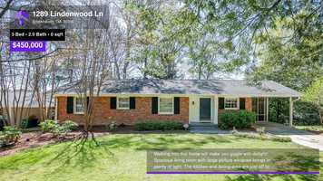 Free download $450,000 Single-Family Home for sale - 1289 Lindenwood Ln, Brookhaven, GA - 30319 video and edit with RedcoolMedia movie maker MovieStudio video editor online and AudioStudio audio editor onlin