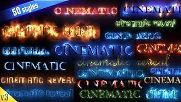 Free download 50 Cinematic Text Styles Motion Design video and edit with RedcoolMedia movie maker MovieStudio video editor online and AudioStudio audio editor onlin