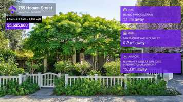 Free download $5,695,000 Single-Family Home for sale - 765 Hobart Street, Menlo Park, CA - 94025 video and edit with RedcoolMedia movie maker MovieStudio video editor online and AudioStudio audio editor onlin