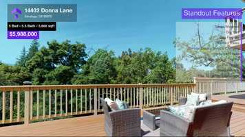 Free download $5,988,000 Single-Family Home for sale - 14403 Donna Lane, Saratoga, CA - 95070 video and edit with RedcoolMedia movie maker MovieStudio video editor online and AudioStudio audio editor onlin