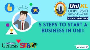 Free download 5 Steps to Start Business in UniKL video and edit with RedcoolMedia movie maker MovieStudio video editor online and AudioStudio audio editor onlin