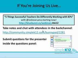Free download 5 Things Successful Teachers Do Differently Working with IEPs video and edit with RedcoolMedia movie maker MovieStudio video editor online and AudioStudio audio editor onlin