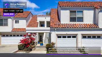 Free download $609,900 Condominium for sale - 33 La Paloma, Dana Point, CA - 92629 video and edit with RedcoolMedia movie maker MovieStudio video editor online and AudioStudio audio editor onlin