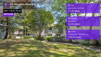 Free download $619,000 Condominium for sale - 411 Piccadilly Place #16, San Bruno, CA - 94066 video and edit with RedcoolMedia movie maker MovieStudio video editor online and AudioStudio audio editor onlin