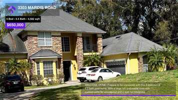 Free download $650,000 Single-Family Home for sale - 3303 MARDIS ROAD, Orlando, FL - 32808 video and edit with RedcoolMedia movie maker MovieStudio video editor online and AudioStudio audio editor onlin