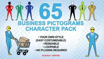 Free download 65 Business Pictograms Character Pack | After Effects Project Files - Videohive template video and edit with RedcoolMedia movie maker MovieStudio video editor online and AudioStudio audio editor onlin