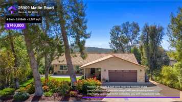 Free download $749,000 Single-Family Home for sale - 25909 Matlin Road, Ramona, CA - 92065 video and edit with RedcoolMedia movie maker MovieStudio video editor online and AudioStudio audio editor onlin