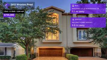 Free download $755,000 Townhouse for sale - 2415 Wroxton Road, Houston, TX - 77005 video and edit with RedcoolMedia movie maker MovieStudio video editor online and AudioStudio audio editor onlin