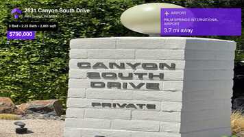 Free download $790,000 Condominium for sale - 2631 Canyon South Drive, Palm Springs, CA - 92264 video and edit with RedcoolMedia movie maker MovieStudio video editor online and AudioStudio audio editor onlin