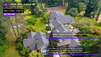 Free download $8,500,000 Single-Family Home for sale - 14224 168th Avenue NE, Woodinville, WA - 98072 video and edit with RedcoolMedia movie maker MovieStudio video editor online and AudioStudio audio editor onlin