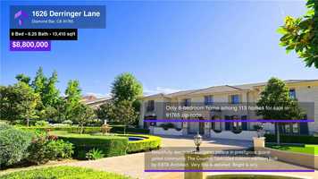 Free download $8,800,000 Single-Family Home for sale - 1626 Derringer Lane, Diamond Bar, CA - 91765 video and edit with RedcoolMedia movie maker MovieStudio video editor online and AudioStudio audio editor onlin