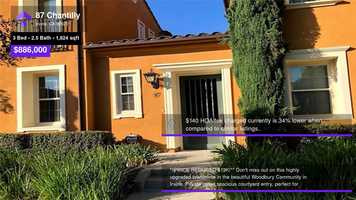 Free download $886,000 Townhouse for sale - 87 Chantilly, Irvine, CA - 92620 video and edit with RedcoolMedia movie maker MovieStudio video editor online and AudioStudio audio editor onlin