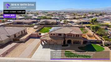 Free download $894,900 Single-Family Home for sale - 5616 N 184TH Drive, Litchfield Park, AZ - 85340 video and edit with RedcoolMedia movie maker MovieStudio video editor online and AudioStudio audio editor onlin