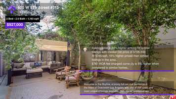 Free download $927,000 Condominium for sale - 600 W 9Th Street #115, Los Angeles, CA - 90015 video and edit with RedcoolMedia movie maker MovieStudio video editor online and AudioStudio audio editor onlin