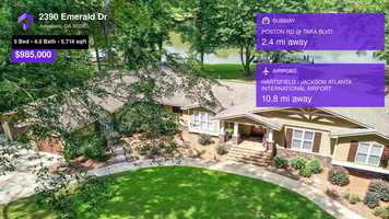 Free download $985,000 Single-Family Home for sale - 2390 Emerald Dr, Jonesboro, GA - 30236 video and edit with RedcoolMedia movie maker MovieStudio video editor online and AudioStudio audio editor onlin