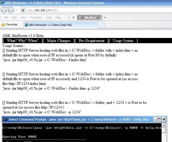 Download web tool or web app ABK (secure)SiteHoster