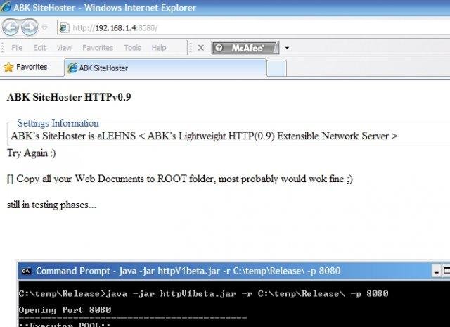Download web tool or web app ABK (secure)SiteHoster
