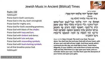 Free download A Brief History of Jewish Music video and edit with RedcoolMedia movie maker MovieStudio video editor online and AudioStudio audio editor onlin