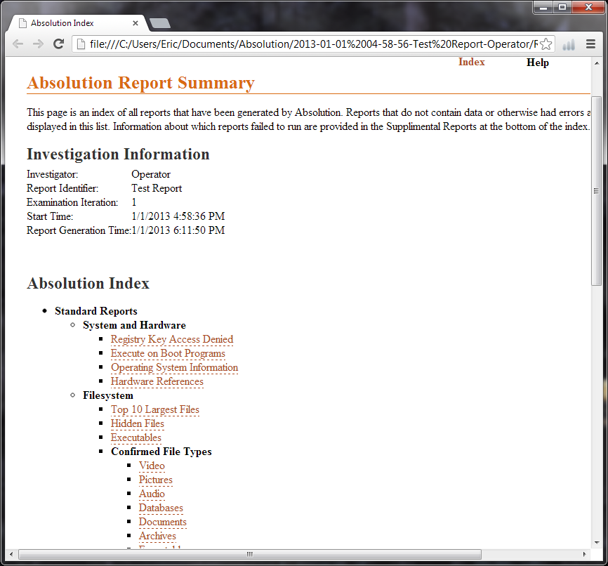 Download web tool or web app Absolution