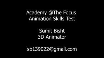 Free download Academy @ The Focus Animation Skill Test by Sumit Bisht video and edit with RedcoolMedia movie maker MovieStudio video editor online and AudioStudio audio editor onlin