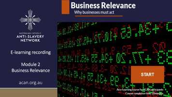 Free download ACAN e-learning: Business Relevance video and edit with RedcoolMedia movie maker MovieStudio video editor online and AudioStudio audio editor onlin