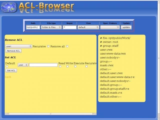 Download web tool or web app ACL-Browser