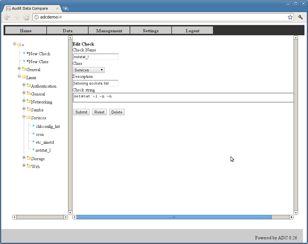 Download web tool or web app ADC