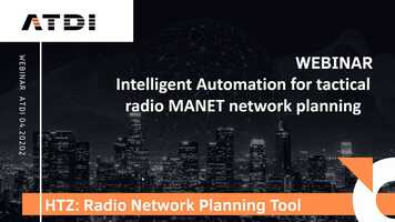 Free download Ad-hoc Mesh nework planning Automation in HTZ Warfare video and edit with RedcoolMedia movie maker MovieStudio video editor online and AudioStudio audio editor onlin