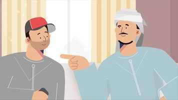 Free download ADIB mobile App 2D animation video and edit with RedcoolMedia movie maker MovieStudio video editor online and AudioStudio audio editor onlin