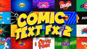 Free download After Effects Template - Comic Text FX 2 video and edit with RedcoolMedia movie maker MovieStudio video editor online and AudioStudio audio editor onlin