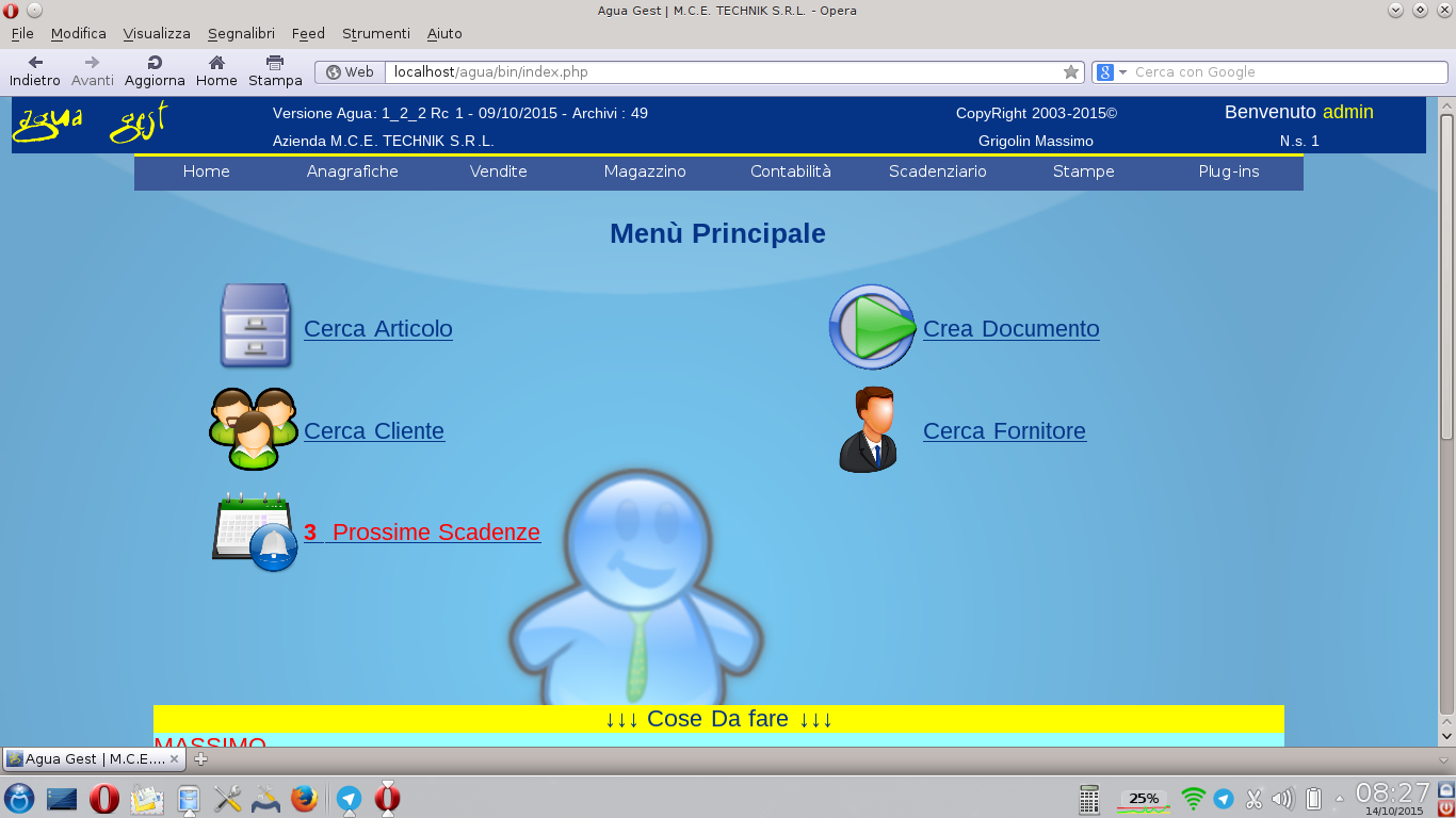 Download web tool or web app Agua Gest - Gestionale Aziendale php Download web tool or web app Agua Gest - Gestionale Aziendale php