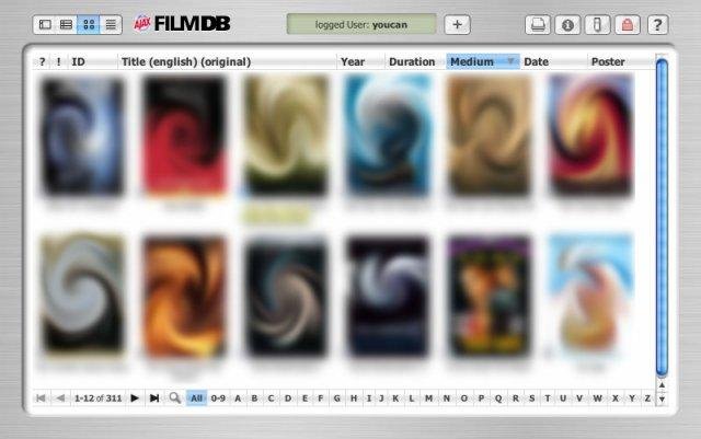 Download web tool or web app AJAX-FilmDB
