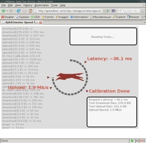 Download web tool or web app AJAXOmeter