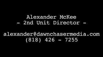 Free download Alexander McKee - 2nd Unit Director Reel video and edit with RedcoolMedia movie maker MovieStudio video editor online and AudioStudio audio editor onlin