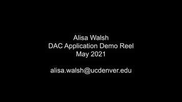 Free download Alisa Walshs DAC Demo Reel: 2021 video and edit with RedcoolMedia movie maker MovieStudio video editor online and AudioStudio audio editor onlin