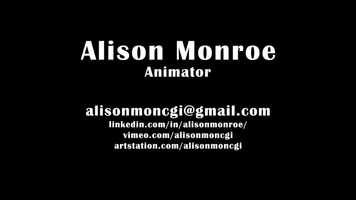 Free download Alison Monroe 3D Animation Demo Reel April 2021 video and edit with RedcoolMedia movie maker MovieStudio video editor online and AudioStudio audio editor onlin