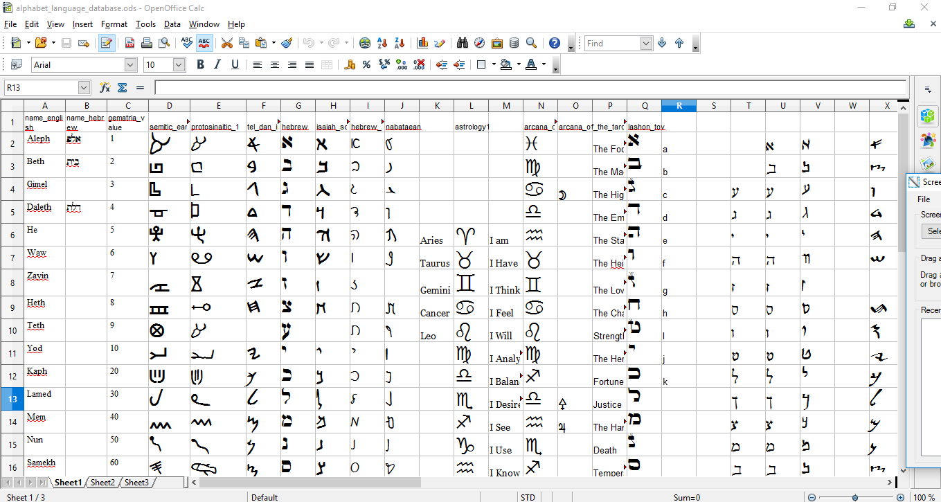 Download web tool or web app Alphabet Language Database