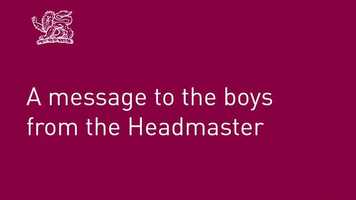 Free download A message to the boys from the Headmaster video and edit with RedcoolMedia movie maker MovieStudio video editor online and AudioStudio audio editor onlin