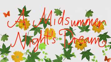 Free download A Midsummer Nights Dream promo film video and edit with RedcoolMedia movie maker MovieStudio video editor online and AudioStudio audio editor onlin