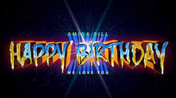 Free download Amiga Bill Theme Song - Happy Birthday Amiga Bill! video and edit with RedcoolMedia movie maker MovieStudio video editor online and AudioStudio audio editor onlin