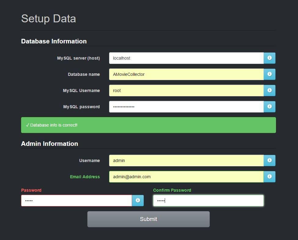 Download web tool or web app A Movie Collector CRUD