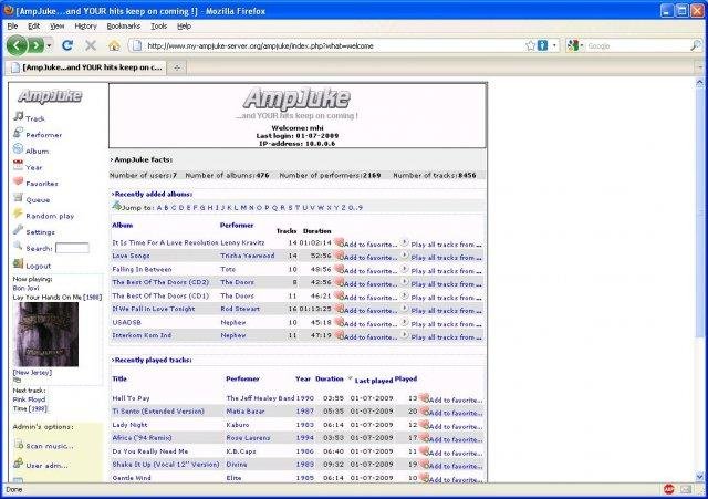 Download web tool or web app AmpJuke...and YOUR hits keep on coming! Download web tool or web app AmpJuke...and YOUR hits keep on coming!