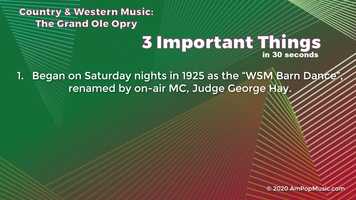 Free download AmPopMusic 3 Important Things - C  W - Grand Ole Opry video and edit with RedcoolMedia movie maker MovieStudio video editor online and AudioStudio audio editor onlin